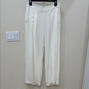 Eileen Fisher 100% Tensel Wide Leg Ants—GORGEOUS!! Pockets—Barely Worn-XS